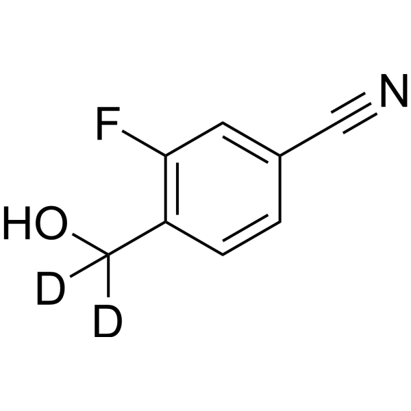 3-Fluoro-4-(hydroxymethyl)benzonitrile-d2 2641114-12-5